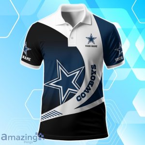 Dallas Cowboys Polo Shirt Custom Name Sport 3D Clothings For Fans Product Photo 2