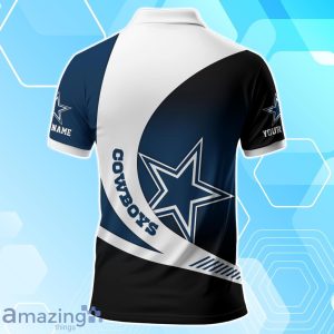 Dallas Cowboys Polo Shirt Custom Name Sport 3D Clothings For Fans Product Photo 3
