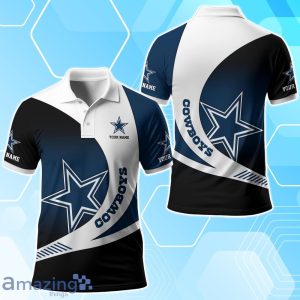 Dallas Cowboys Polo Shirt Custom Name Sport 3D Clothings For Fans Product Photo 1