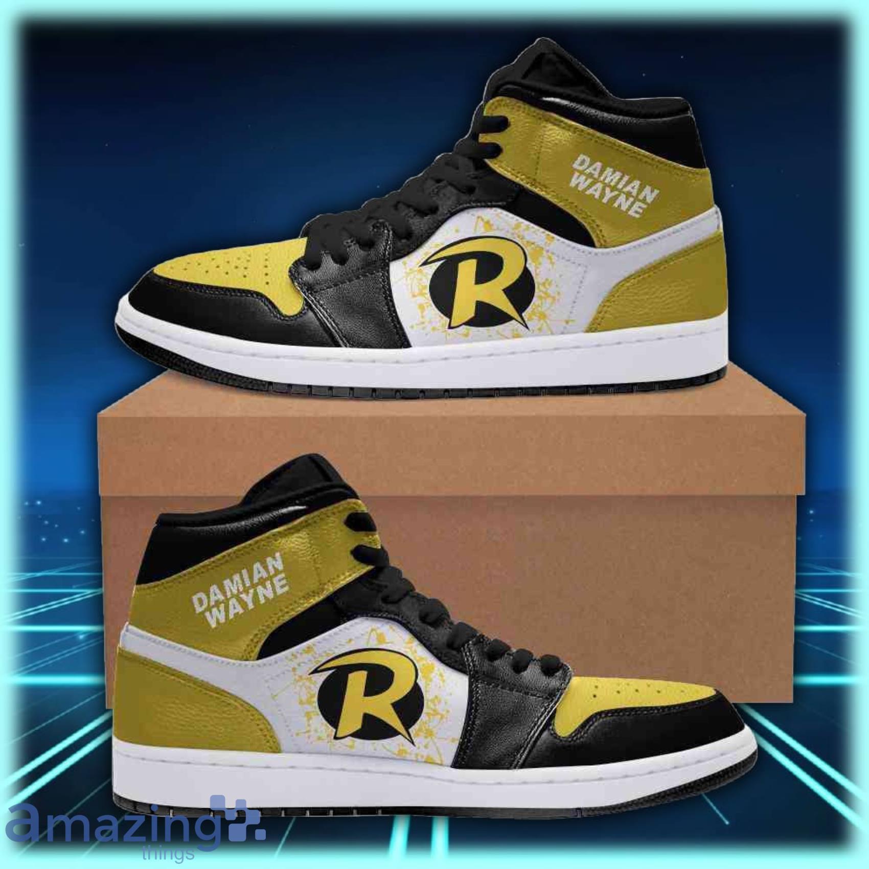 Damian Wayne Dc Comics Air Jordan Hightop Shoes For Men And Women image Damian Wayne Dc Comics Air Jordan Hightop Shoes For Men And Women Product Photo 1