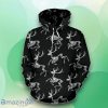 Deer Skeleton Pattern 3D Hoodie Style Gift For Men And Women