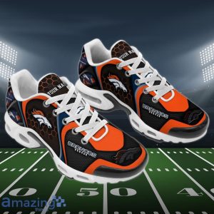 Denver Broncos Air Cushion Sports Shoes Custom Name Gifts For Football Fan Product Photo 2