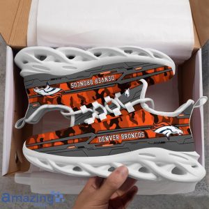 Denver Broncos Custom Name Clunky Max Soul Sneakers Product Photo 3