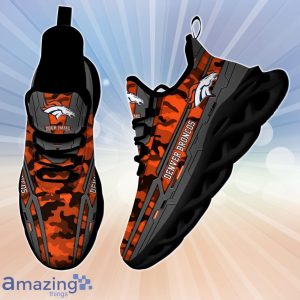 Denver Broncos Custom Name Clunky Max Soul Sneakers Product Photo 4