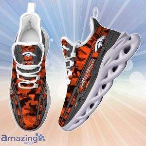 Denver Broncos Custom Name Clunky Max Soul Sneakers Product Photo 1