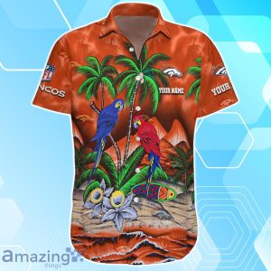 Denver Broncos Hawaiian Shirt Summer Gifts For Fans Custom Name image Denver Broncos Hawaiian Shirt Summer Gifts For Fans Custom Name Product Photo 2