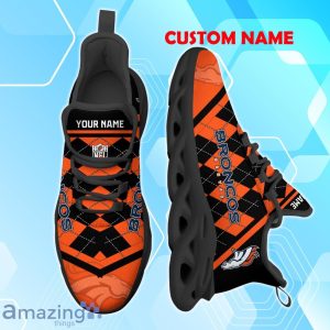 Denver Broncos Max Soul Shoes with Custom Name Option - A New Trend for Fans Product Photo 1