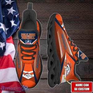 Denver Broncos Max Soul Shoes with Custom Name Option - Sport Gifts for Fans Product Photo 2
