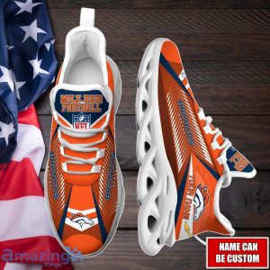 Denver Broncos Max Soul Shoes with Custom Name Option - Sport Gifts for Fans Product Photo 4