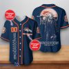 Denver Broncos NFL Custom Number & Name Baseball Jersey For Fans