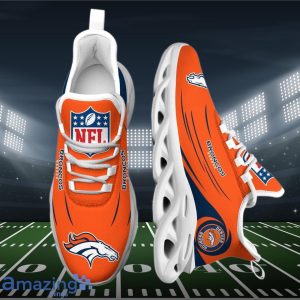 Denver Broncos NFL Max Soul Shoes Limited Edition Comfort Sneakers for Fans image Denver Broncos NFL Max Soul Shoes Limited Edition Comfort Sneakers for Fans Product Photo 2