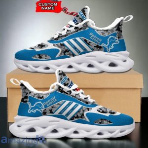 Detroit Lions Camo Patterns Max Soul Shoes Custom Name For Fans Product Photo 4