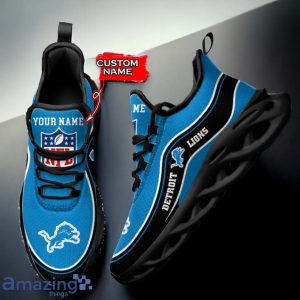 Detroit Lions Max Soul Shoes Custom Name Special Gifts For Fans Product Photo 3