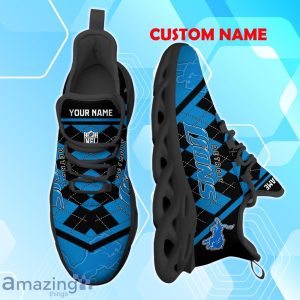 Detroit Lions Max Soul Shoes with Custom Name Option - A New Trend for Fans Product Photo 1