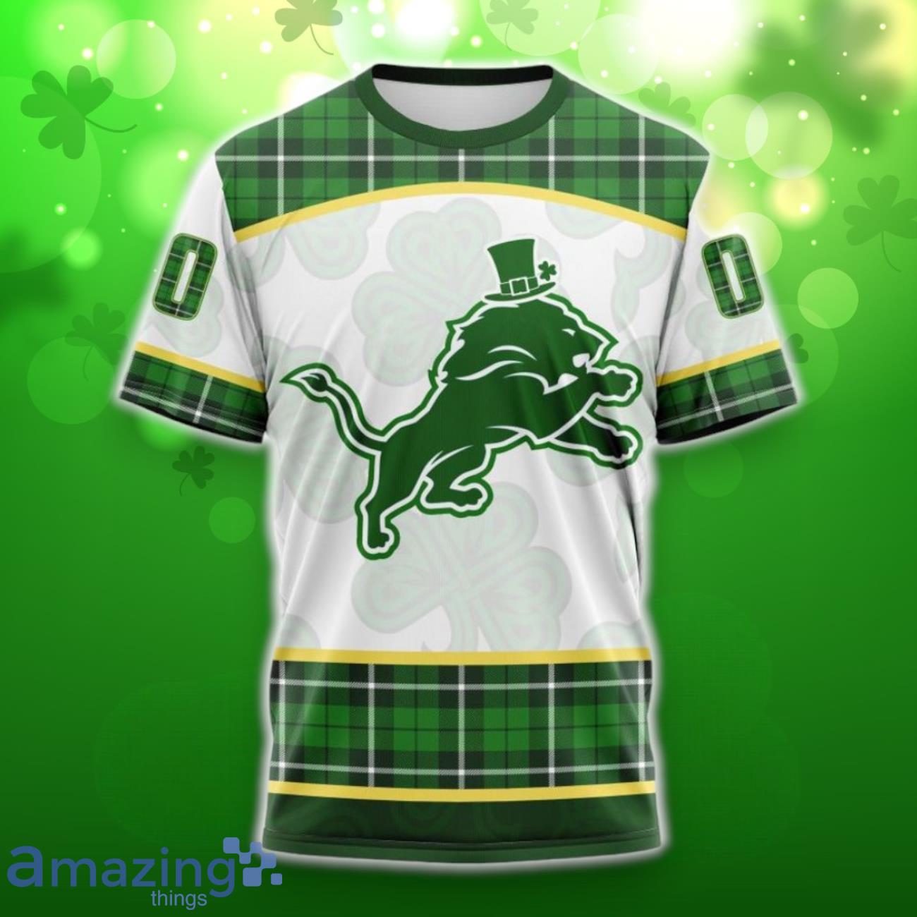 Detroit Lions Special Design For St. Patrick Day 3D Shirt Hoodies Custom Number & Name image Detroit Lions Special Design For St. Patrick Day 3D Shirt Hoodies Custom Number & Name Product Photo 6