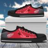 Detroit Red Wings Canvas Low Top Shoes New Trend
