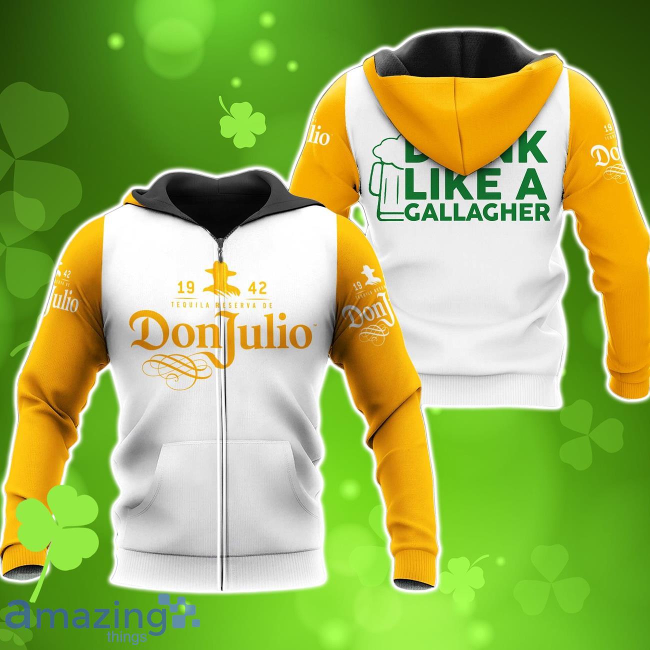 Don Julio Drink Like A Gallagher Patrick Day 3D AOP Hoodies For Men And Women image Don Julio Drink Like A Gallagher Patrick Day 3D AOP Hoodies For Men And Women Product Photo 1
