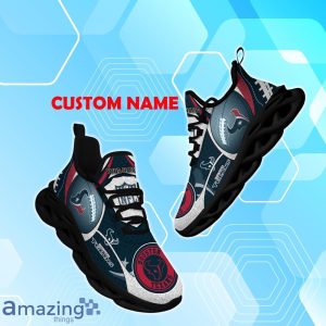Houston Texans NFL Fan Edition Custom Name Max Soul Comfort Shoes Product Photo 1