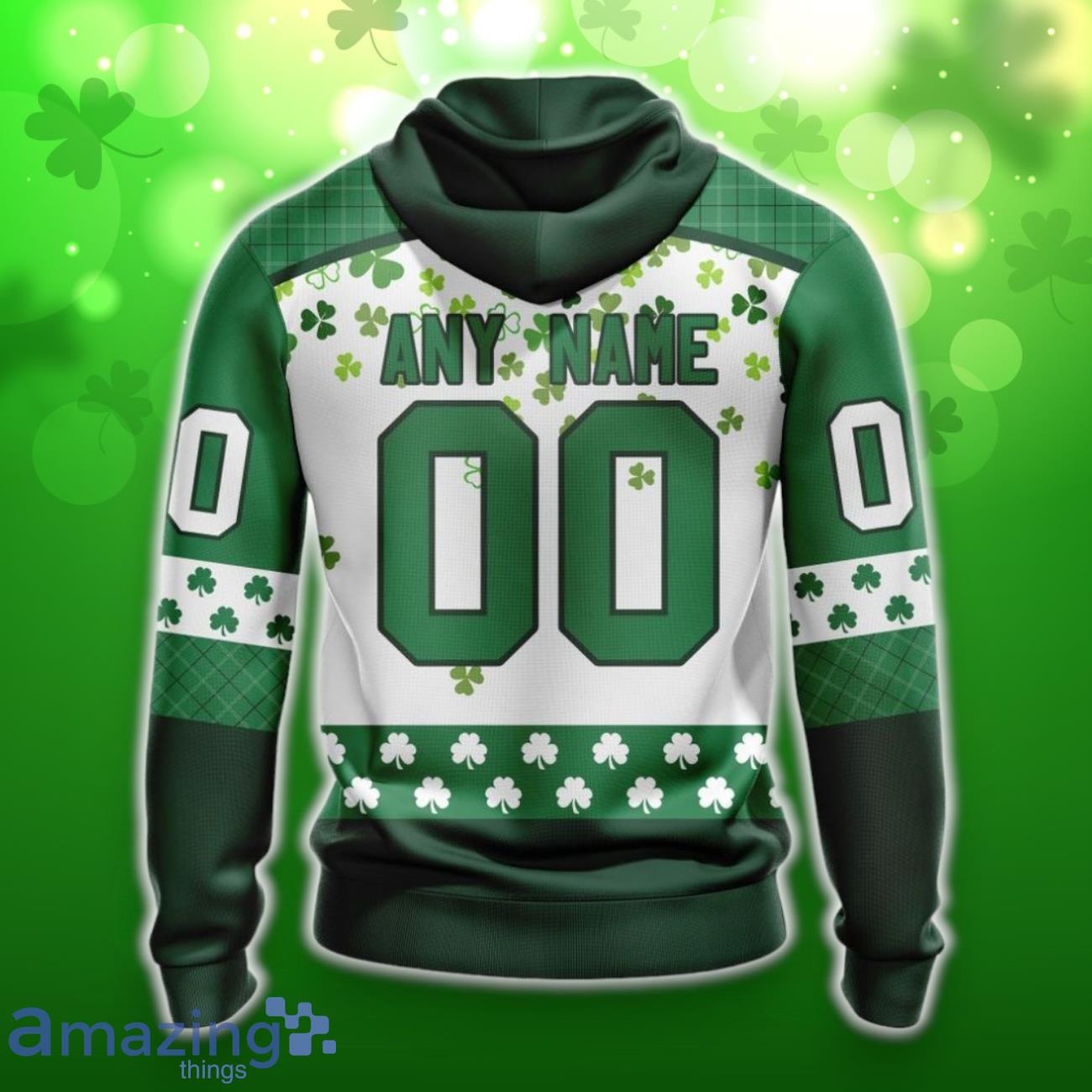 Edmonton Oilers Special Design For St. Patrick Day 3D Shirt Hoodies Custom Number & Name image Edmonton Oilers Special Design For St. Patrick Day 3D Shirt Hoodies Custom Number & Name Product Photo 3