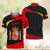 Fashion España National Flag Polo Shirt Golf Lover Gift Spain Celebrations 3D Printing Polo Shirt Golf Lover Gift