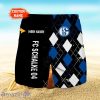 FC Schalke 04 Logo Print 3D Short Hawaiian Trending Summer For Men