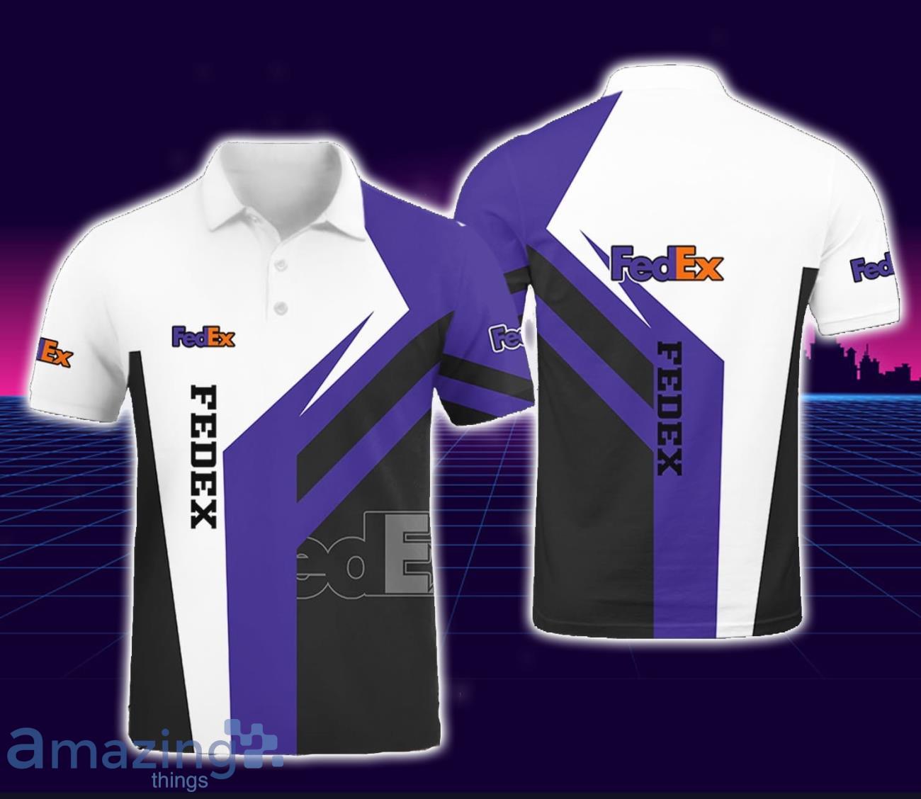 Fedex Logo 3D Polo Shirt Golf Lover Gift Polo Shirt Sport Gift image Fedex Logo 3D Polo Shirt Golf Lover Gift Polo Shirt Sport Gift Product Photo 1