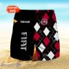 Fiat Logo Print 3D Short Hawaiian Trending Summer For Men
