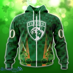 Florida Panthers Full Green Design For St. Patrick’s Day 3D Shirt Hoodies Custom Number & Name image Florida Panthers Full Green Design For St. Patrick’s Day 3D Shirt Hoodies Custom Number & Name Product Photo 2