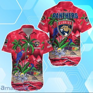 Florida Panthers Hawaiian Shirt Summer Gifts For Fans Custom Name Product Photo 1