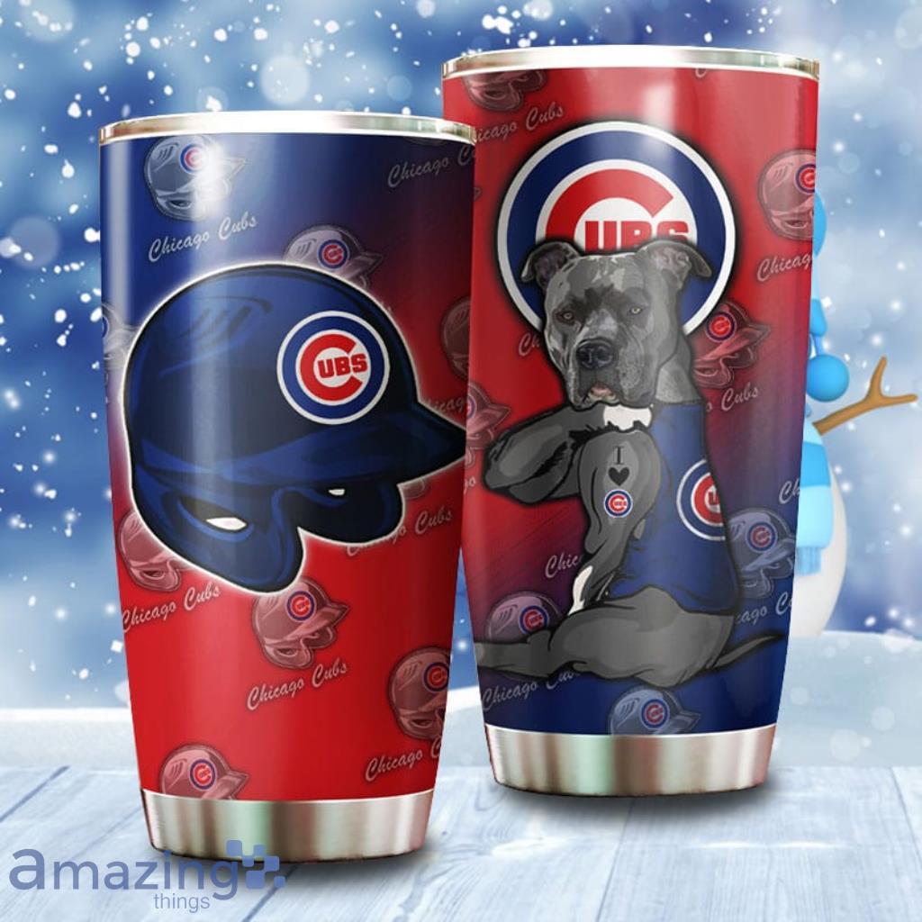 Funny Dog Chicago Cubs MLB Tumbler 3D Printed image Funny Dog Chicago Cubs MLB Tumbler 3D Printed Product Photo 1