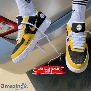 Pittsburgh Steelers Personalized Name Air Force Sneakers Shoes Sport Shoes Limited Gift For Fans Product Photo 4