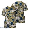 Georgia Tech Yellow Jackets Flower 3D T Shirt Special Gift For Men And Women