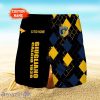 Giugliano Calcio 1928 Logo Print 3D Short Hawaiian Trending Summer For Men
