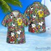 Grateful Dead Snoopy Peanuts Print 3D Button Hawaiian Shirt Men And Women Aloha Summer Beach Gift
