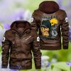 Green Bay Football Team Logo Custom Name Number Sport Fans 2D Leather Jackert Father’s Days