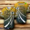 Green Bay Packers 3D Mascot Baseball Jersey Custom Number And Name