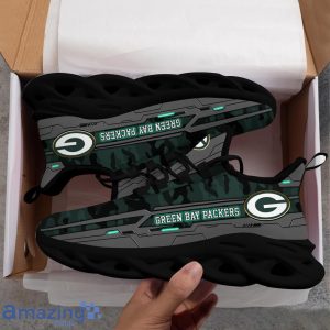 Green Bay Packers Custom Name Clunky Max Soul Sneakers Product Photo 2