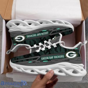 Green Bay Packers Custom Name Clunky Max Soul Sneakers Product Photo 3