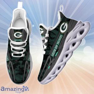 Green Bay Packers Custom Name Clunky Max Soul Sneakers Product Photo 1