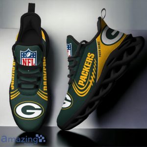 Green Bay Packers New Style 3D Max Soul Shoes Custom Name For Fans Product Photo 2