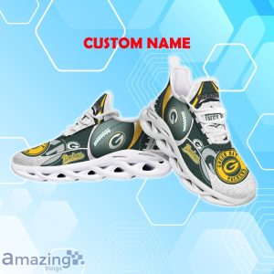 Green Bay Packers NFL Fan Edition Custom Name Max Soul Comfort Shoes Product Photo 3