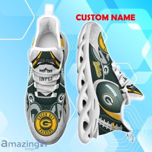 Green Bay Packers NFL Fan Edition Custom Name Max Soul Comfort Shoes Product Photo 4