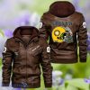 Green Bay Team Custom Name And Number 2D Leather Jacket Sport Gift
