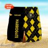 Harrogate Town AFC Logo Print 3D Short Hawaiian Trending Summer For Men