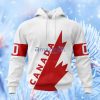 Hockey Canada Personalized White Retro Concept Kits Hoodie 3D All Over Print Attract Gift For Men And Women