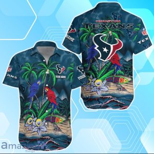 Houston Texans Hawaiian Shirt Summer Gifts For Fans Custom Name Product Photo 1
