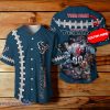 Houston Texans NFL 3D Mascot Custom Name Baseball Jersey