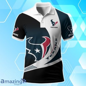 Houston Texans Polo Shirt Custom Name Sport 3D Clothings For Fans Product Photo 2