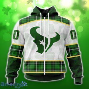 Houston Texans Special Design For St. Patrick Day 3D Shirt Hoodies Custom Number & Name Product Photo 2