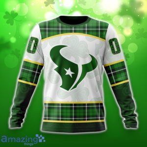 Houston Texans Special Design For St. Patrick Day 3D Shirt Hoodies Custom Number & Name Product Photo 4